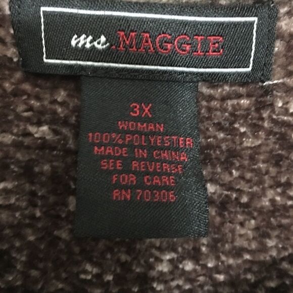 Ms. Maggie Plus size shimmer super soft sweater - Picture 4 of 4